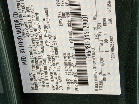 Certified 2022 Ford Mustang GT Premium w/ Equipment Group 401A image 18