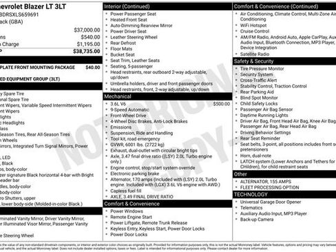 Used 2020 Chevrolet Blazer LT image 2