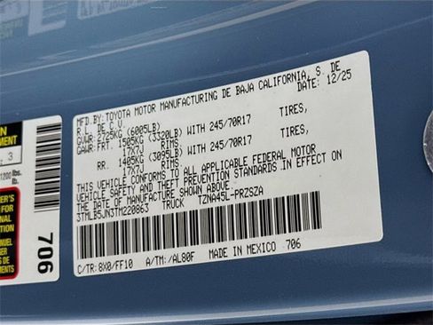 New 2026 Toyota Tacoma SR5 image 29