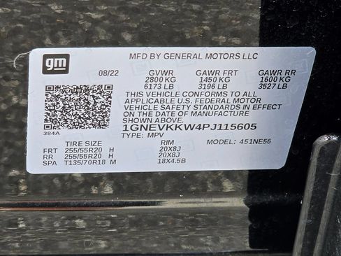 Certified 2023 Chevrolet Traverse Premier AWD/4WD image 54
