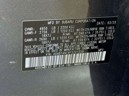 Used 2023 Subaru Outback Limited image 41