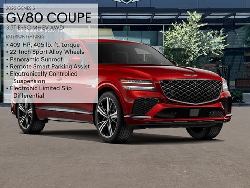 New 2026 Genesis GV80 3.5T e-SC AWD/4WD image 3