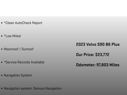 Used 2023 Volvo S90 B6 Plus AWD/4WD image 12