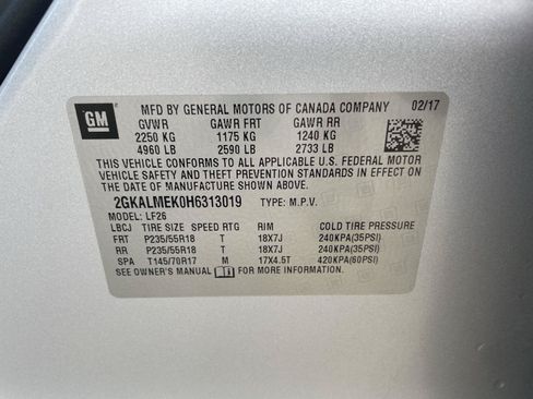 Used 2017 GMC Terrain SLE FWD image 30