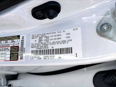 Certified 2026 Toyota Sequoia Limited w/ Tow Technology Package AWD/4WD image 36