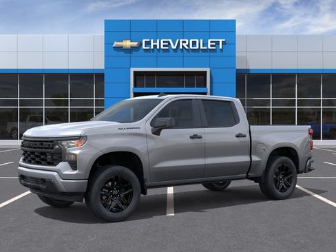 New 2026 Chevrolet Silverado 1500 Custom w/ LPO, Dark Essentials Package RWD image 2