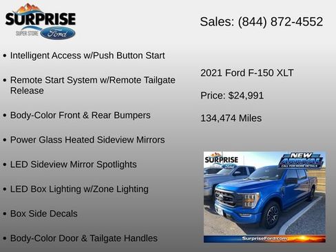 Used 2021 Ford F150 XLT w/ Equipment Group 302A High RWD image 18