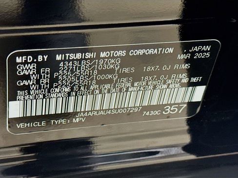 Used 2025 Mitsubishi Outlander Sport LE AWD/4WD image 30