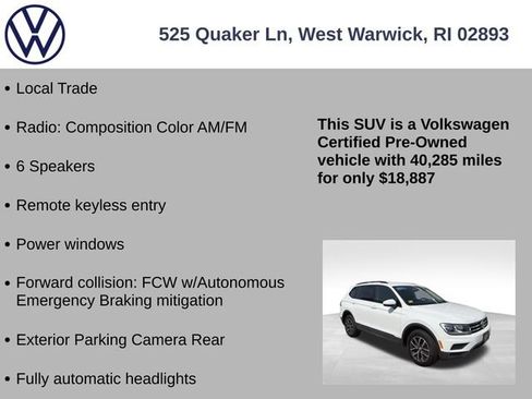 Used 2021 Volkswagen Tiguan S AWD/4WD image 7