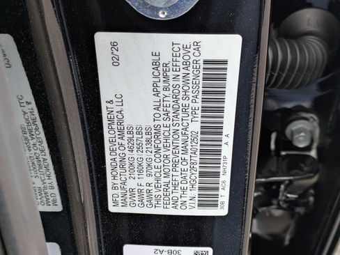 New 2026 Honda Accord Touring image 18