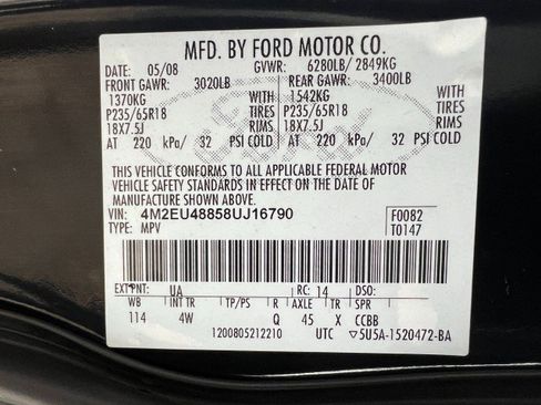 Used 2008 Mercury Mountaineer Premier image 28