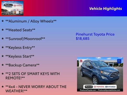 Used 2022 Ford EcoSport SE AWD/4WD image 26