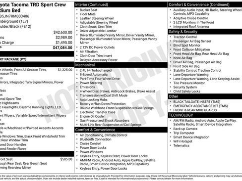 Used 2024 Toyota Tacoma TRD Sport image 25