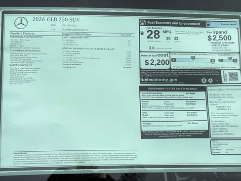 New 2026 Mercedes-Benz GLB 250 image 31