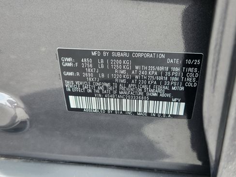 Used 2025 Subaru Outback Limited AWD/4WD image 26