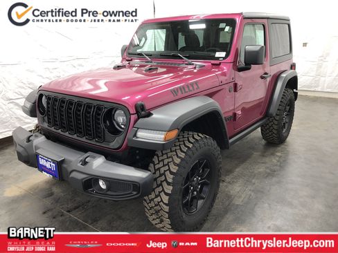 Certified 2024 Jeep Wrangler Willys image 1