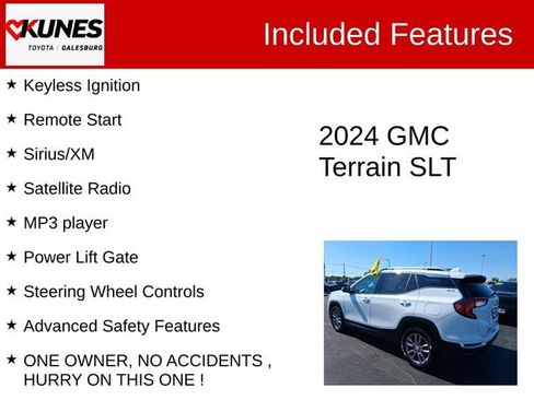 Used 2024 GMC Terrain SLT AWD/4WD image 3