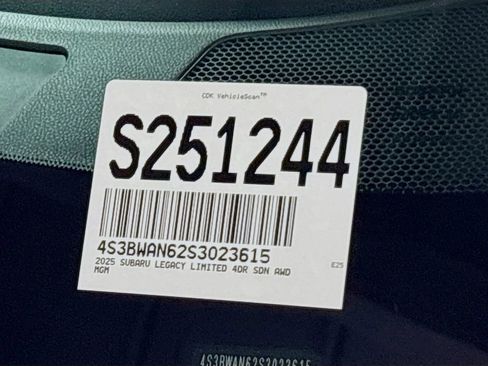 New 2025 Subaru Legacy Limited image 26