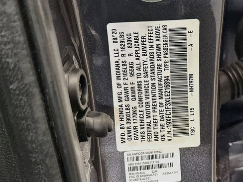 Used 2020 Honda Civic EX image 12