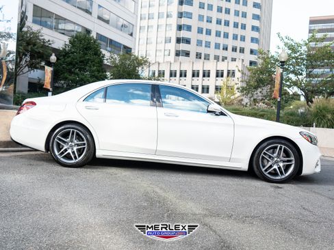 Used 2018 Mercedes-Benz S 560 4MATIC Sedan w/ AMG Line Exterior image 8