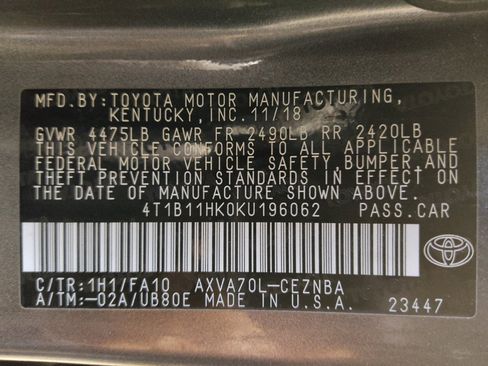 Used 2019 Toyota Camry LE image 33