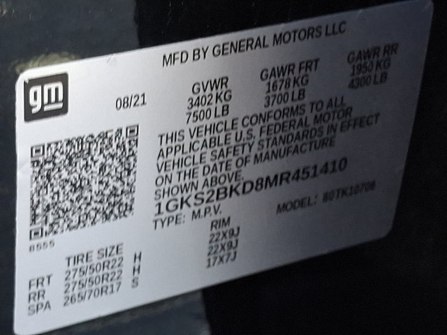 Used 2021 GMC Yukon SLT w/ SLT Luxury Package AWD/4WD image 27