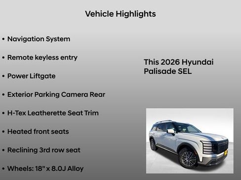 New 2026 Hyundai Palisade SEL image 5