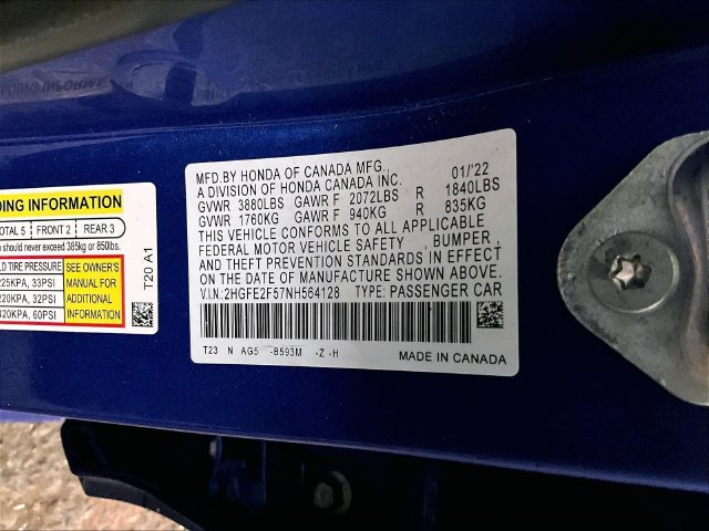 Used 2022 Honda Civic Sport image 32