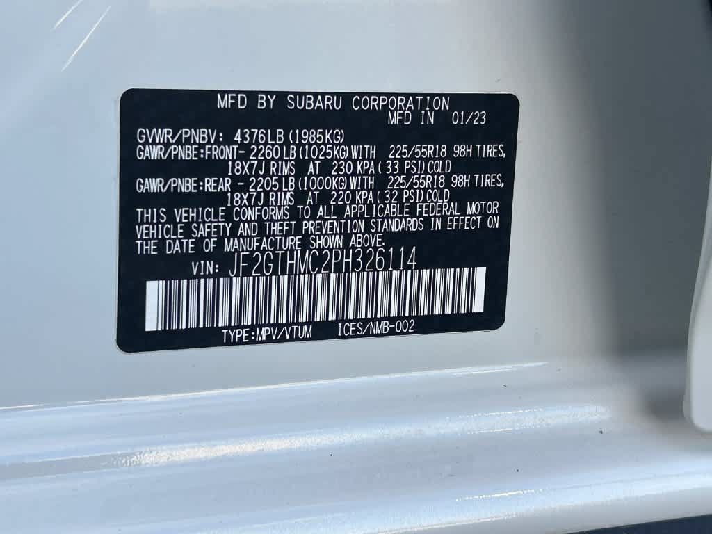 Certified 2023 Subaru Crosstrek 2.5i Limited w/ Moonroof Package AWD/4WD image 22