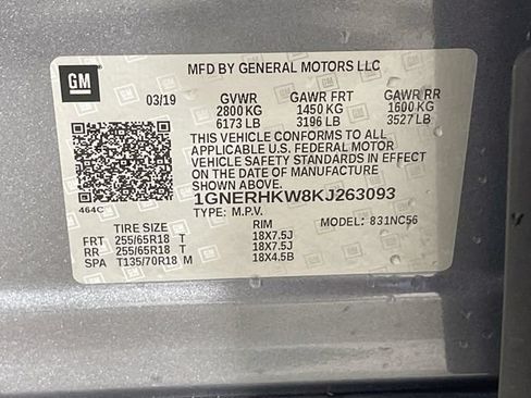 Used 2019 Chevrolet Traverse LT w/ LPO, Floor Liner Package FWD image 32