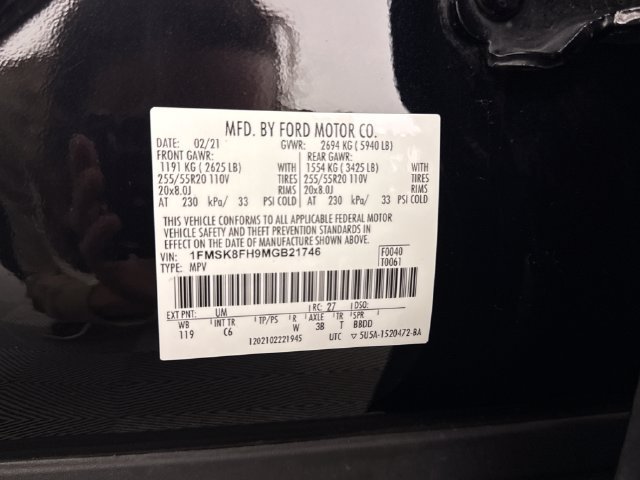 Used 2021 Ford Explorer Limited w/ Equipment Group 301A AWD/4WD image 27