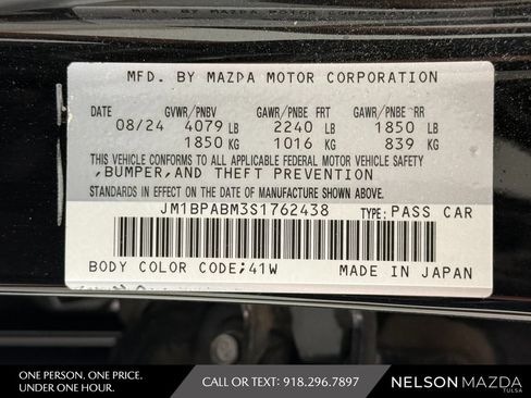 Certified 2025 MAZDA MAZDA3 s FWD image 51