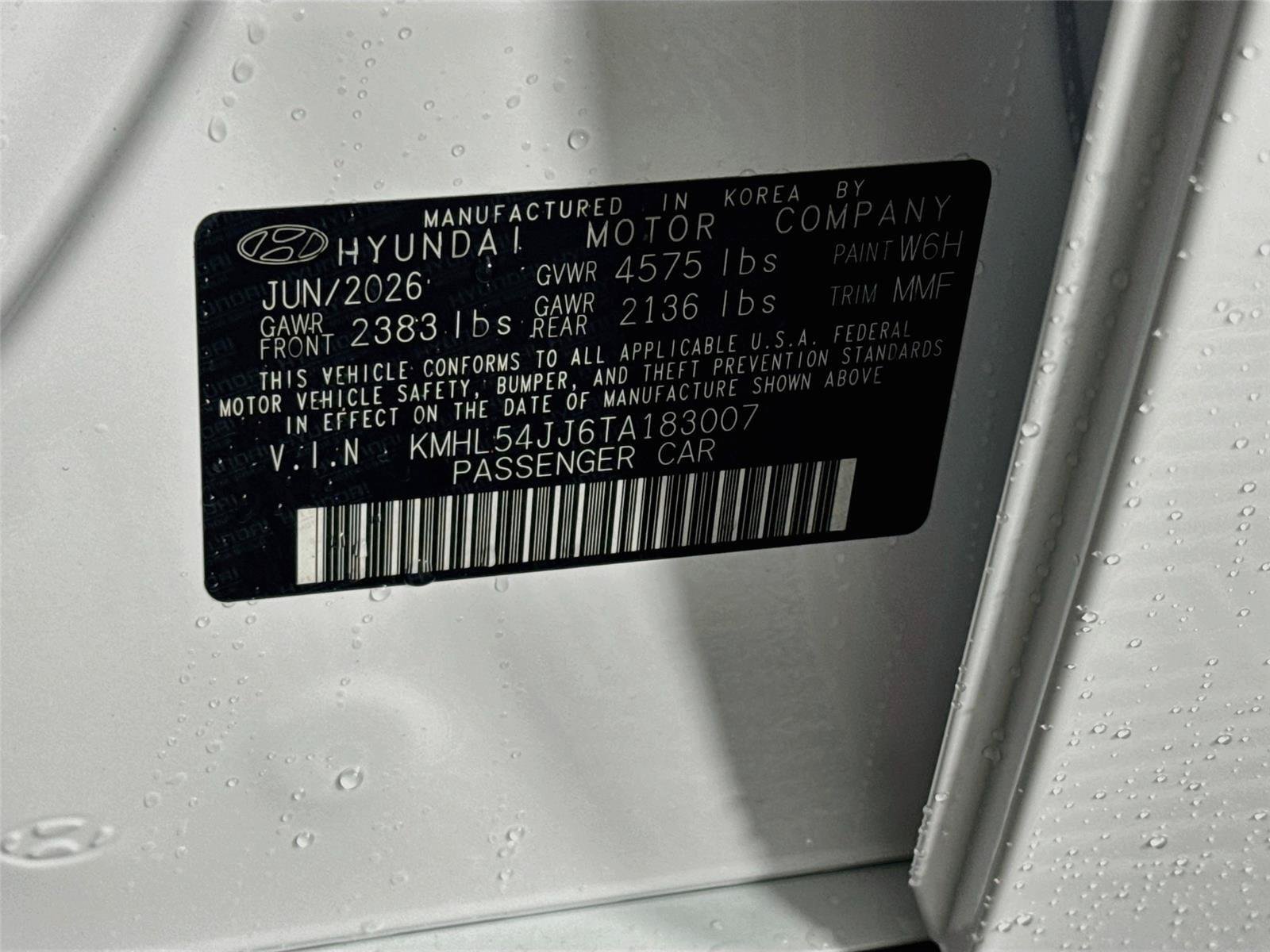 New 2026 Hyundai Sonata Limited FWD image 34
