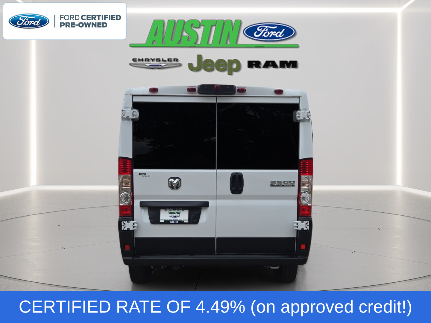 Used 2025 RAM ProMaster 2500 w/ U-Haul Equipment Group FWD image 4