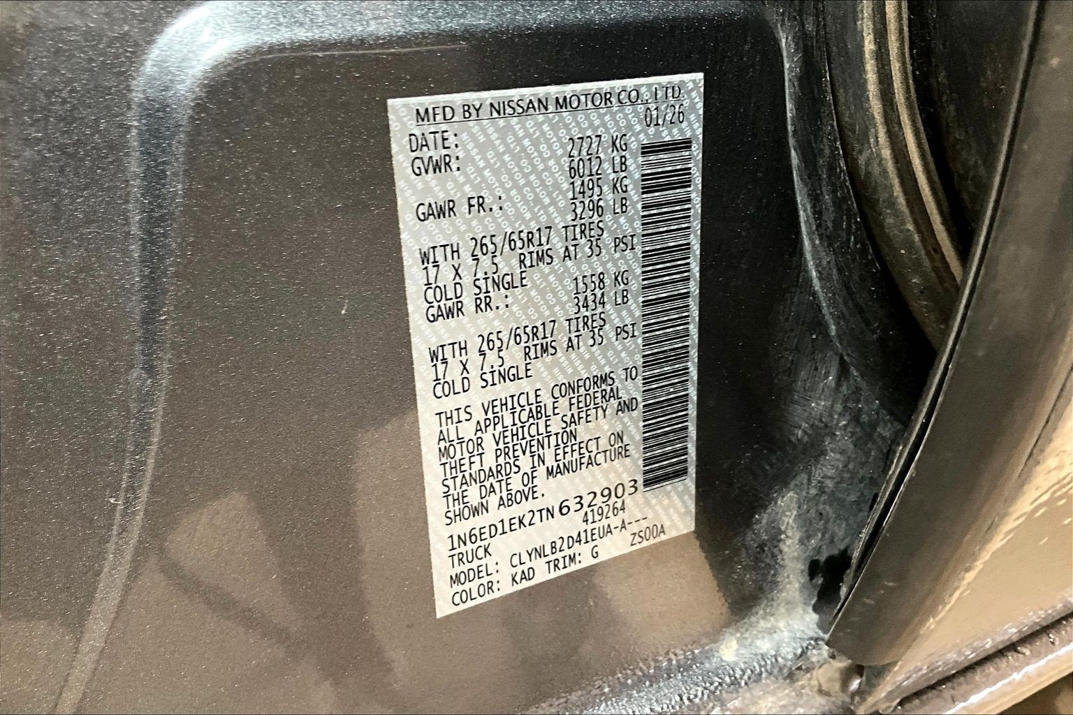 Used 2026 Nissan Frontier SV AWD/4WD image 21