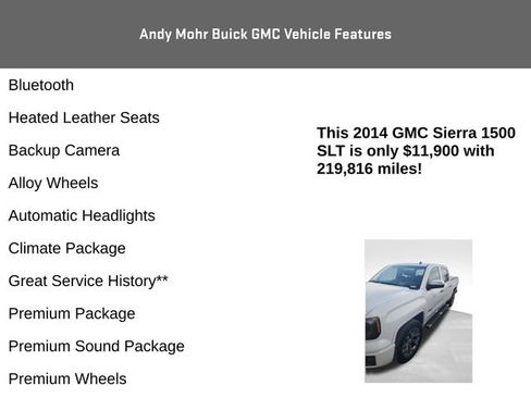 Used 2014 GMC Sierra 1500 SLT w/ All-Terrain Package image 4