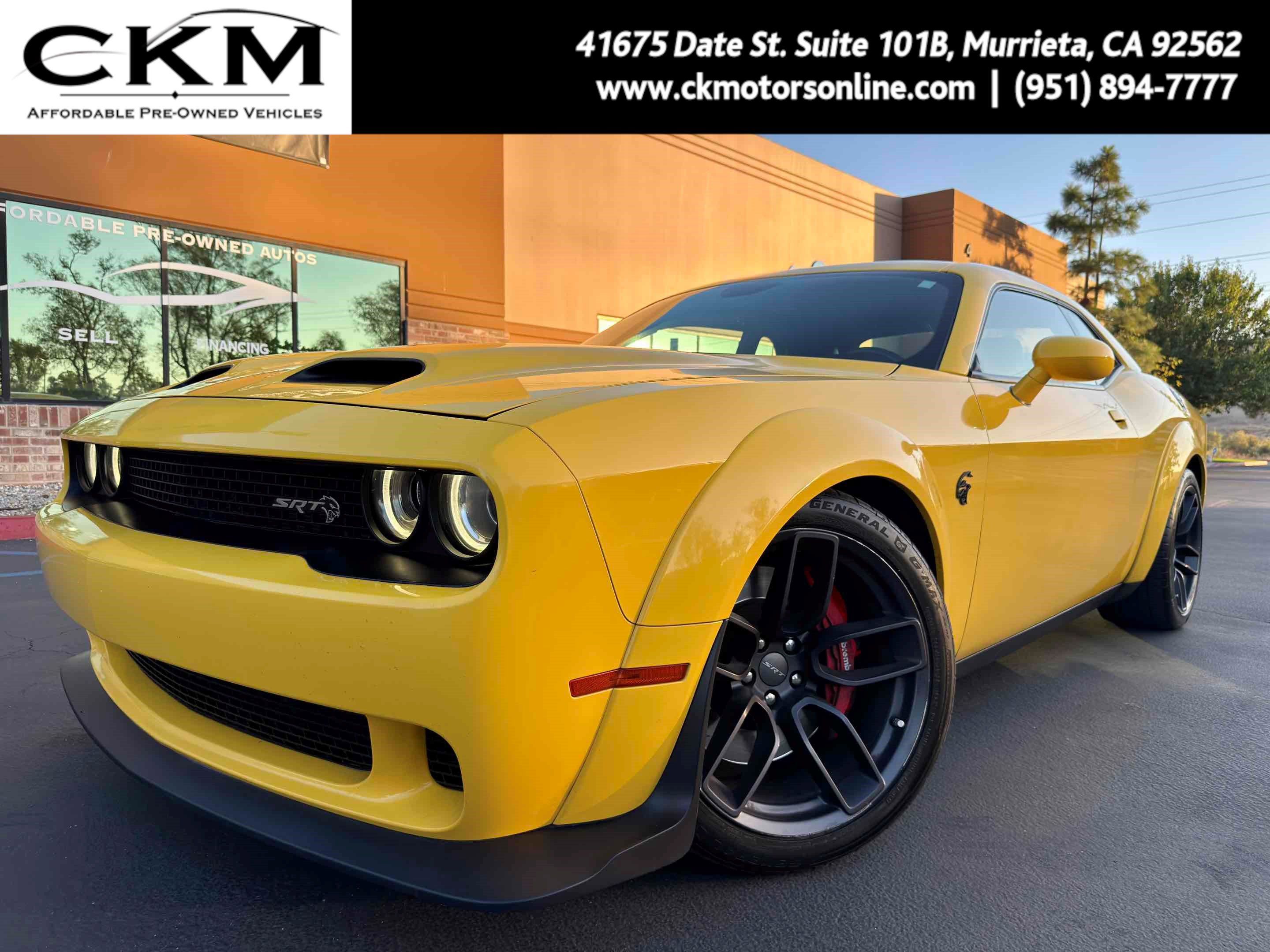 Used 2019 Dodge Challenger SRT Hellcat w/ Widebody Package RWD image 1