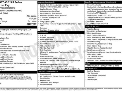 Certified 2025 MAZDA MAZDA3 s image 3