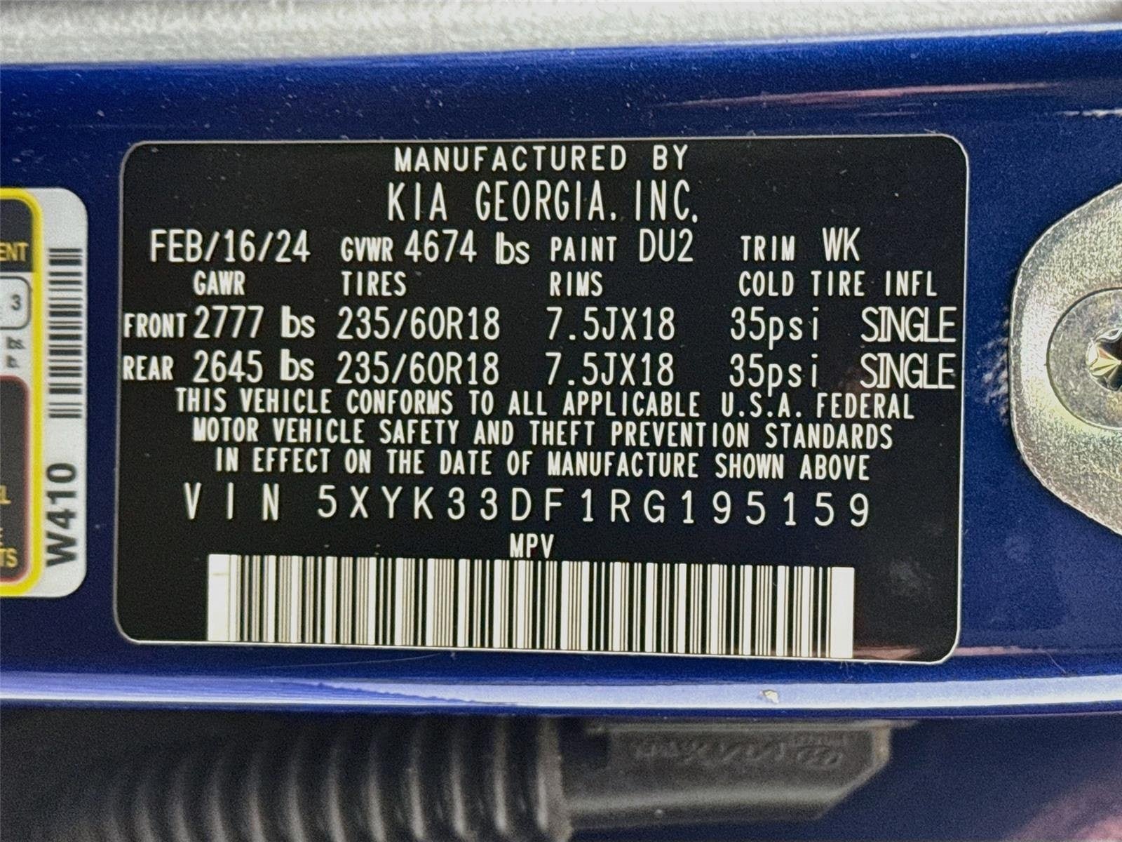 Certified 2024 Kia Sportage EX FWD image 32