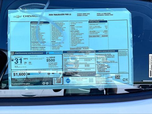 New 2026 Chevrolet TrailBlazer LS FWD image 13