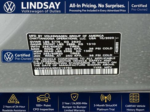 Used 2024 Volkswagen Atlas Cross Sport SE w/ Black Wheel Package AWD/4WD image 28