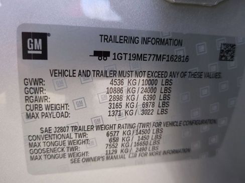 Used 2021 GMC Sierra 2500 SLE w/ Snow Plow Prep/Camper Package image 26