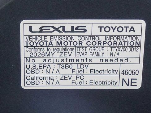 New 2026 Lexus RZ 350e 2WD w/ Accessory Package (Z2) image 26