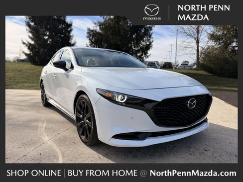 Certified 2025 MAZDA MAZDA3 2.5 Turbo Sedan w/Premium Plus image 1