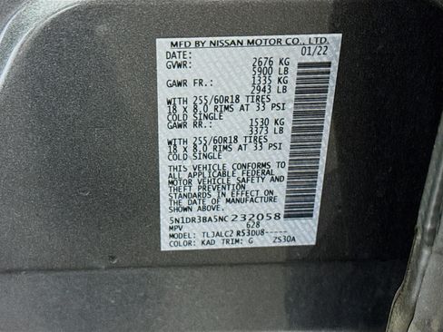 Used 2022 Nissan Pathfinder SV FWD image 40