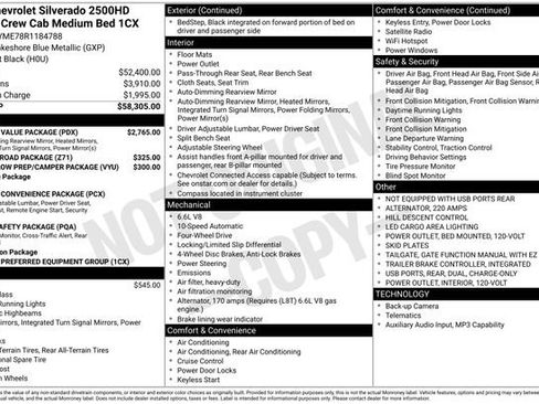 Certified 2024 Chevrolet Silverado 2500 Custom w/ Custom Value Package AWD/4WD image 6