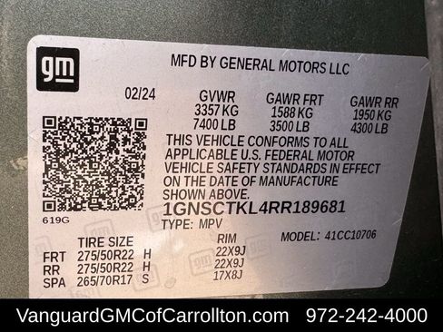 Used 2024 Chevrolet Tahoe High Country RWD image 50