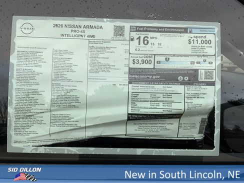 New 2026 Nissan Armada PRO-4X w/ Captain's Chari Seat Package image 13