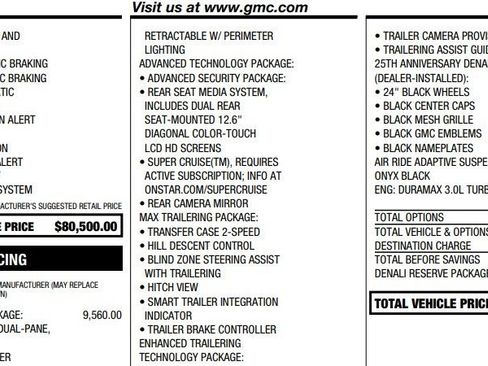 Certified 2025 GMC Yukon Denali w/ Denali Reserve Package image 2