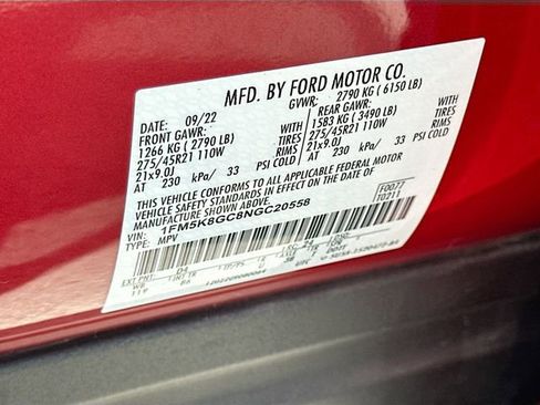 Used 2022 Ford Explorer ST w/ Equipment Group 401A AWD/4WD image 32